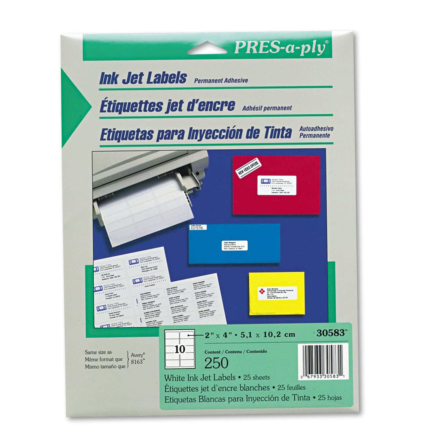 laser inkjet labels avery template 8167