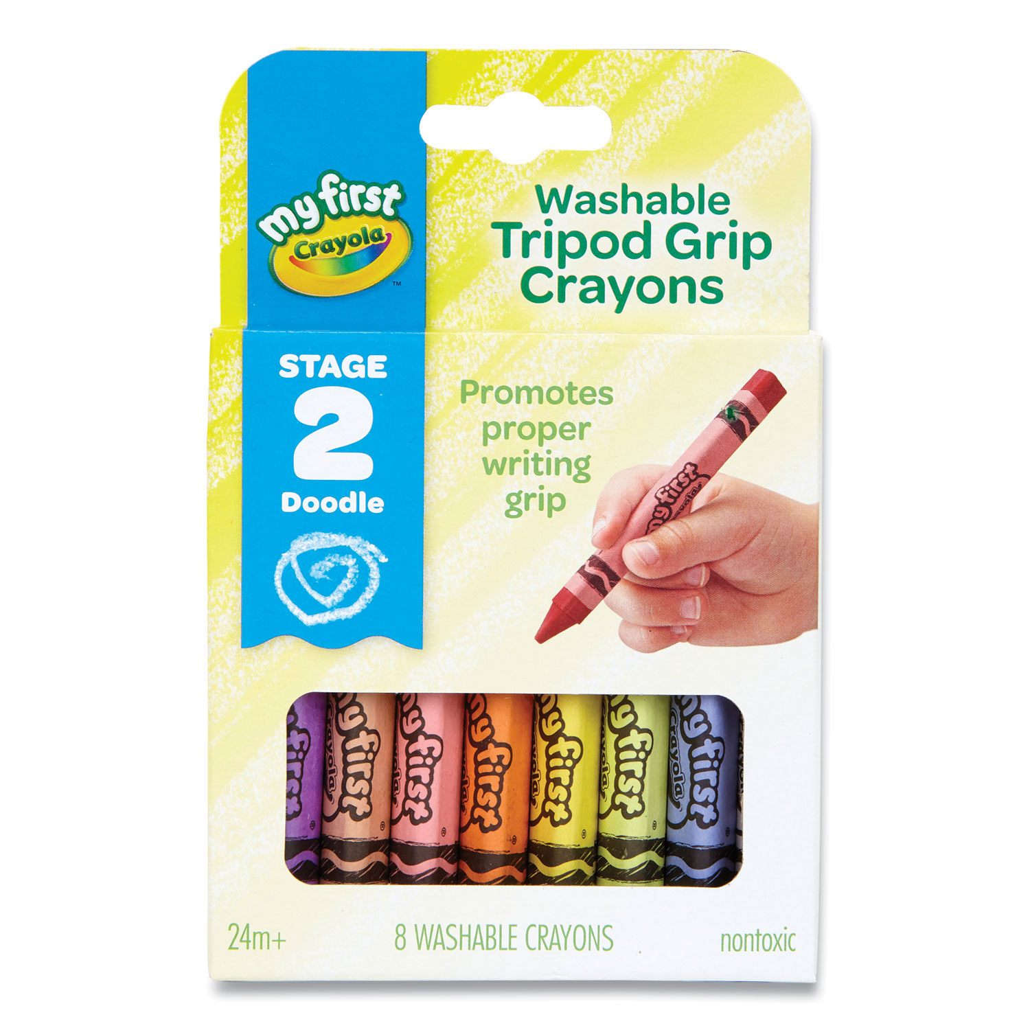 Binney And Smith Inc. Crayola My First Triangular Crayons | 8/Pack