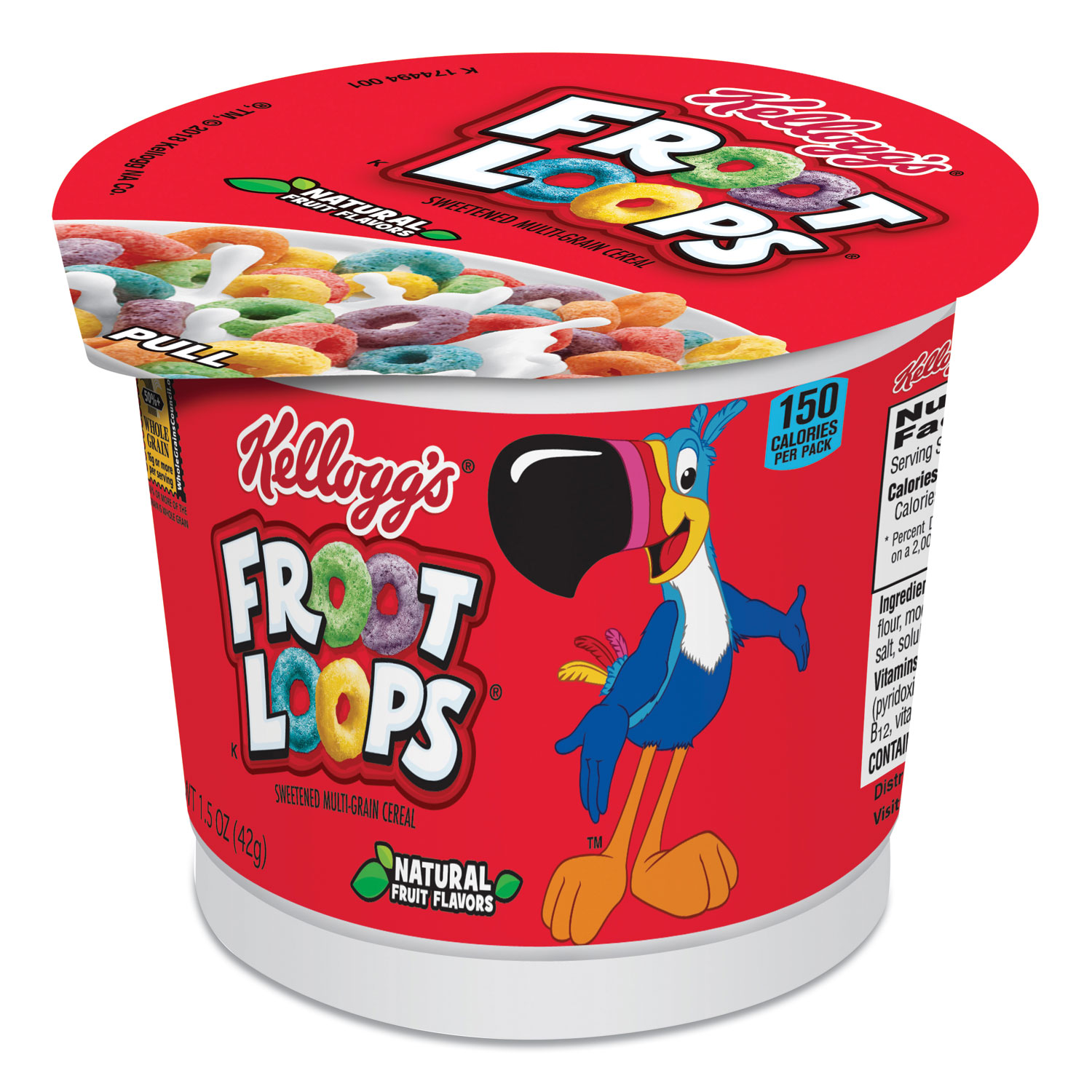 Kelloggs Froot Loops® Froot Loops Breakfast Cereal Single Serve 15 Oz Cup 6box Keb01246