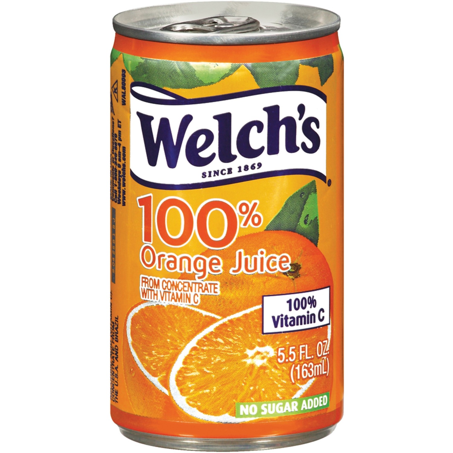 Welchs® Orange Juice 100 Fruit Juice 55 Oz 48ct Wel28100 